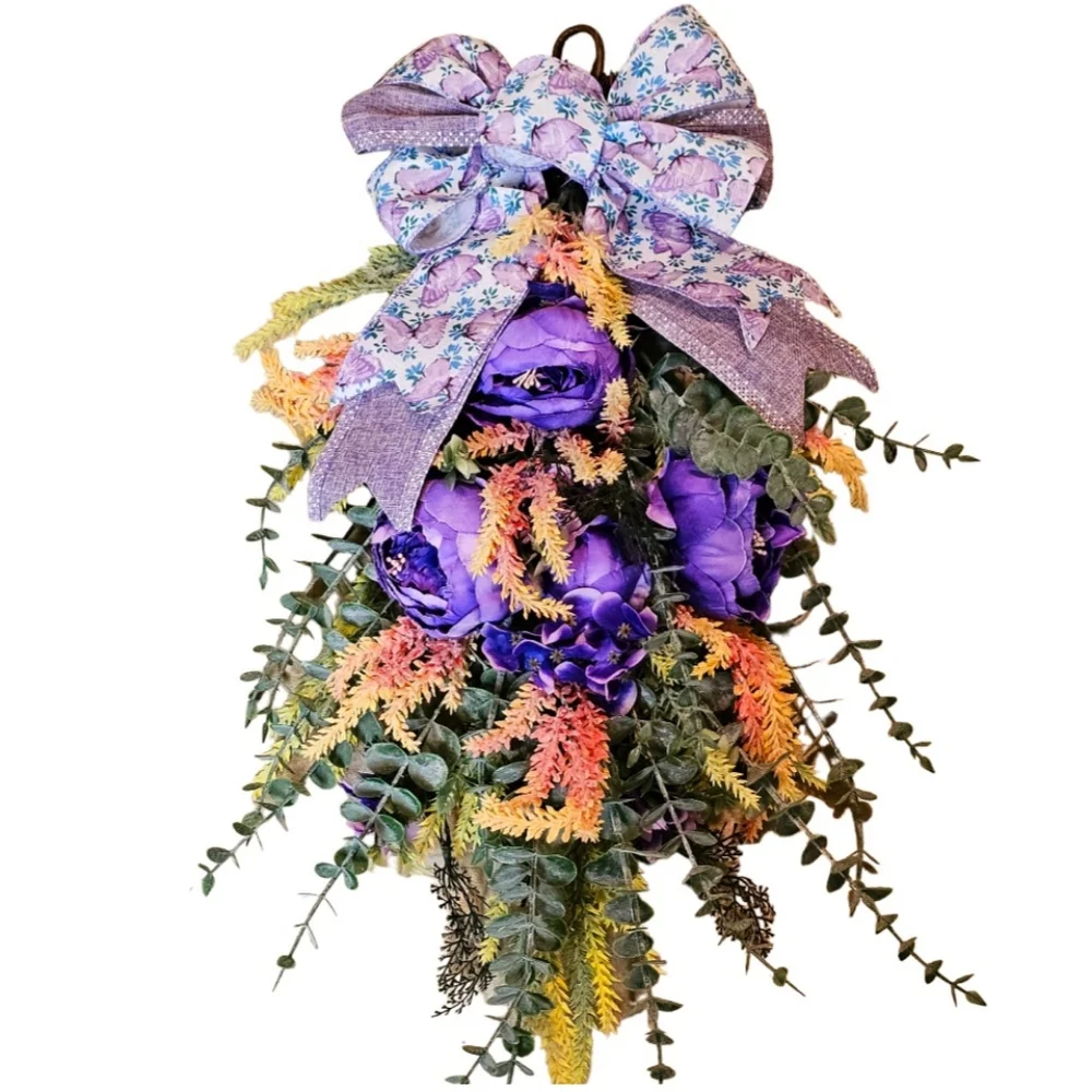 Purple Spring Swag - Picture 2 of 5